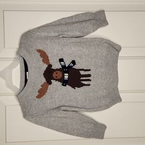 Gymboree Gray Moosing Around Sweater Size 18-24 months